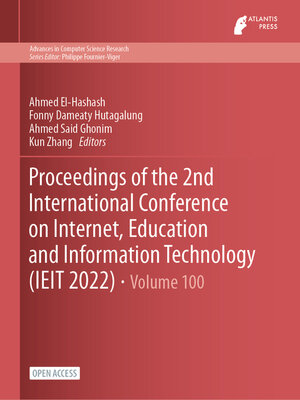 cover image of Proceedings of the 2nd International Conference on Internet, Education and Information Technology (IEIT 2022)